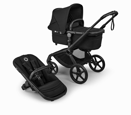 Bugaboo black single carriage - black,